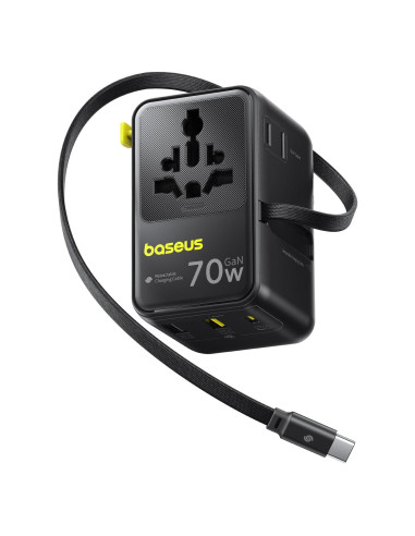 Adaptador de Viaje Universal Baseus Enercore CG11 70W 6-en-1