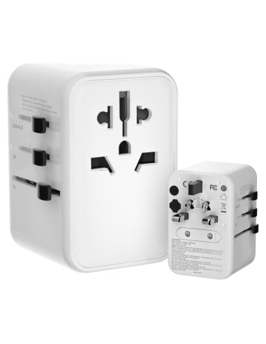 Adaptador de Viaje Universal Oviitech 70W con 4 Puertos USB