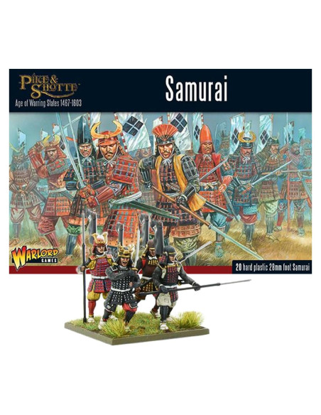 Miniaturas Samurai Warlord Games 28mm - 20 Figuras Plástico Miniaturas Samurai Warlord Games 28mm - 20 Figuras Plástico
