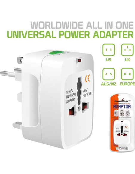 Adaptador de corriente universal Cellet CNUNM FA para viajes Adaptador de corriente universal Cellet CNUNM FA para viajes