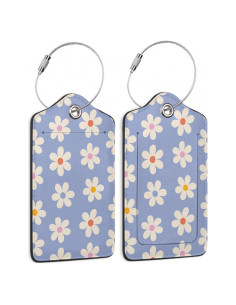 Set de 2 Etiquetas de Equipaje TXIANT - Cuero Psicodélico