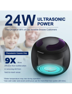 Limpiador Ultrasonico de Retenedores ZYREX 200ml 45kHz 2