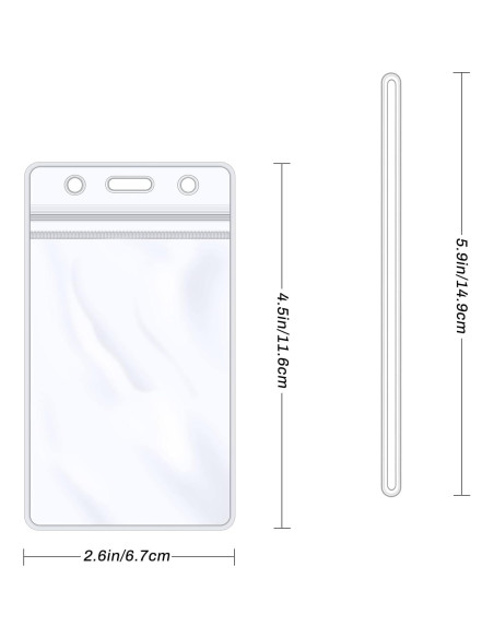 Oomcu Etiquetas de Equipaje Transparentes 60 Piezas PVC Oomcu Etiquetas de Equipaje Transparentes 60 Piezas PVC