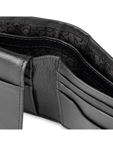 Cartera Bifold Minimalista de Cuero RFID Calvin Klein Hombre Cartera Bifold Minimalista de Cuero RFID Calvin Klein Hombre