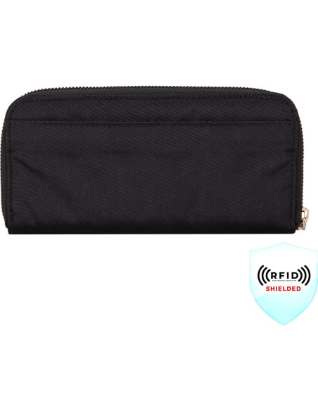 Billetera Travelon con bloqueo RFID - Negro, 8x10 cm Billetera Travelon con bloqueo RFID - Negro, 8x10 cm