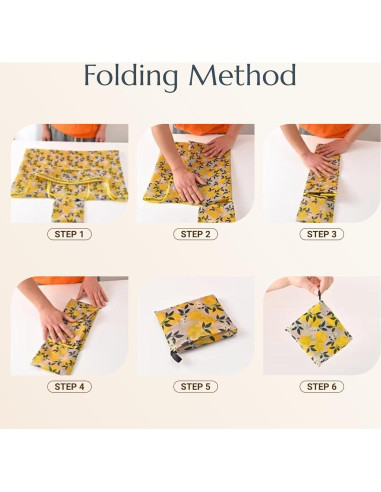 Bolsas de Compras Reutilizables SZbest 3PCS Plegables 64.3x42cm