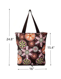 Bolsas de Compras Reutilizables Konish Plegables con Cremallera 2