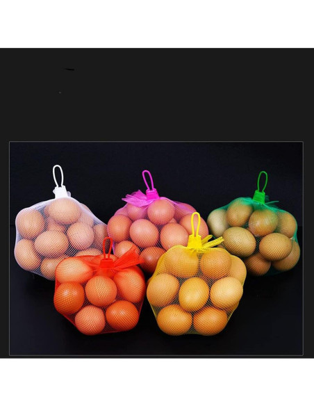 Bolsas de Malla Reutilizables 38 cm Nylon 100 Pcs BULUSHI Bolsas de Malla Reutilizables 38 cm Nylon 100 Pcs BULUSHI