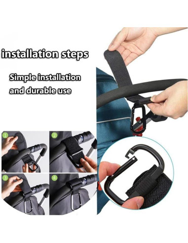 Gancho de seguridad Searoam para barco - Acero inoxidable - 30KG