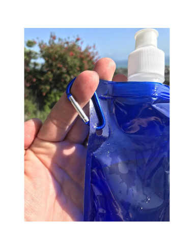 Paquete de 20 Botellas de Agua Colapsables Funiverse 0.47L