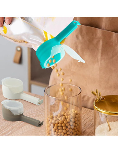 6 Piezas Clips para Sellar y Verter Alimentos Trasylph