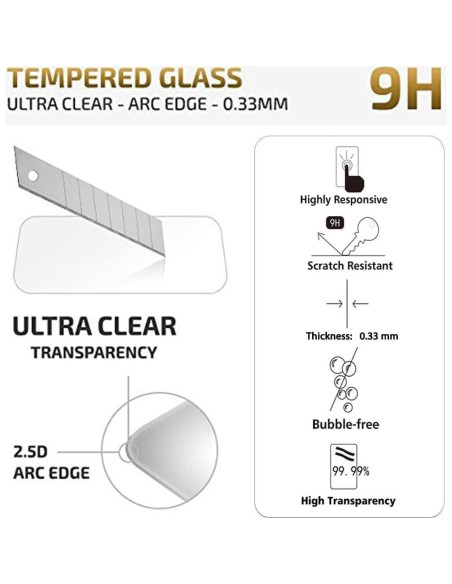 Protector de Pantalla Vidrio Templado NEW'C para iPhone 11/XR 6.1" Protector de Pantalla Vidrio Templado NEW'C para iPhone 11/XR 6.1"