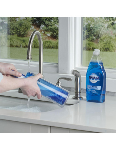 Cepillo de Limpieza para Botellas Dawn Ultra 34.3 cm Blanco/Azul