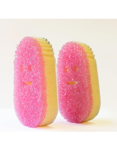 Cabezas de Repuesto Scrub Daddy Dish Daddy - 2 Unidades Rosadas 2