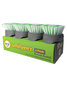 Recambios Smilyeez para Cepillo de Platos Scotch-Brite - 4 Unidades