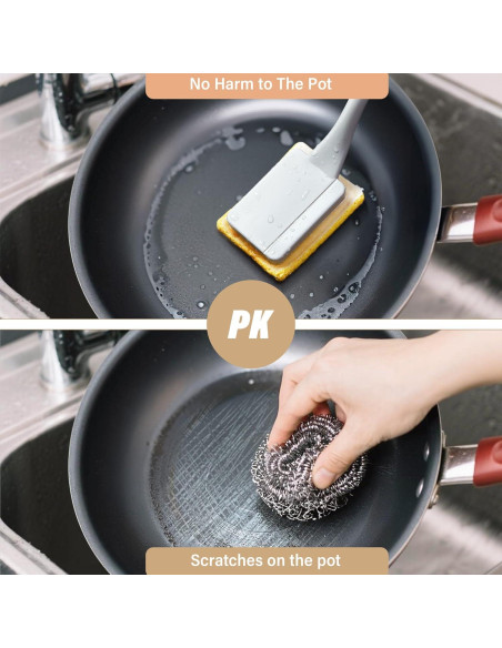 Cepillo de Platos ARCLIBER con Mango Ergonómico y 5 Recambios Cepillo de Platos ARCLIBER con Mango Ergonómico y 5 Recambios