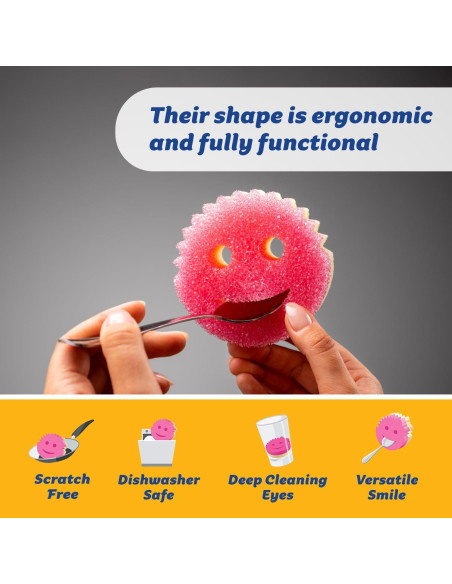 Esponjas de Cocina Scrub Daddy 6ct + Soporte Daddy Caddy Esponjas de Cocina Scrub Daddy 6ct + Soporte Daddy Caddy