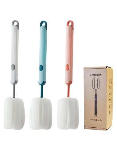 Cepillo de Botellas Leixterich con Mango Largo 3 PCS