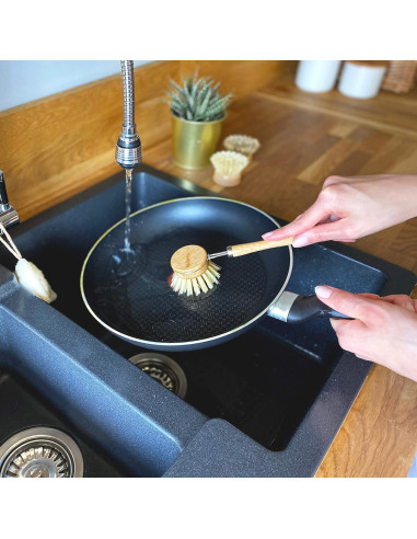 Cepillo de Platos Ecológico eplanita con 3 Cabezas Reemplazables