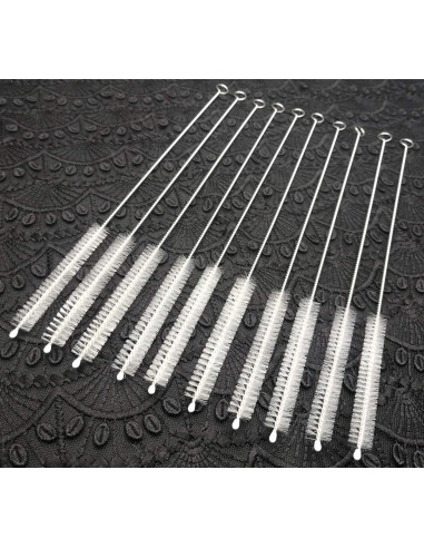 Set de 10 Cepillos Limpiadores de Pajitas AFUUFA 25.4cm