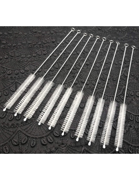 Set de 10 Cepillos Limpiadores de Pajitas AFUUFA 25.4cm Set de 10 Cepillos Limpiadores de Pajitas AFUUFA 25.4cm