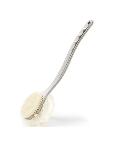 Cepillo de Cuerpo Honice 2 en 1 con Cerda y Lufa 35.88 cm