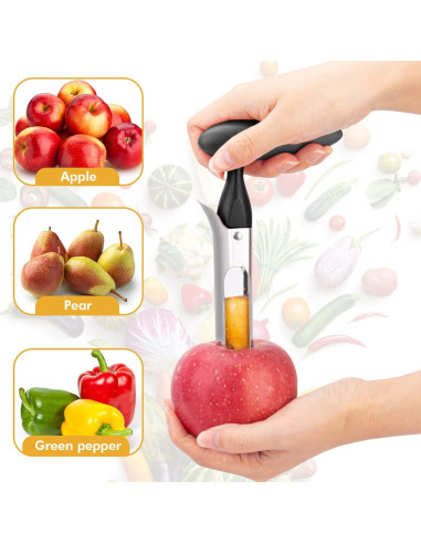 Corador de Manzanas PTNITWO Acero Inoxidable Mango Ergonómico