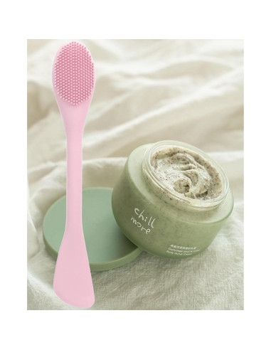 Limpiador de Poros ZORLYS - Brocha Facial Silicona Doble Cara 2 Pzas
