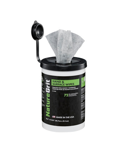 Toallitas Desengrasantes NatureGrit para Manos y Superficies 1 Paquete
