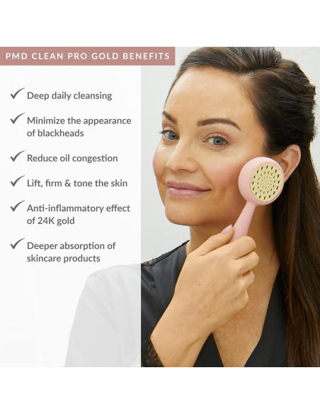 Dispositivo de Limpieza Facial PMD Beauty Clean Pro Gold - Oro 24K Dispositivo de Limpieza Facial PMD Beauty Clean Pro Gold - Oro 24K