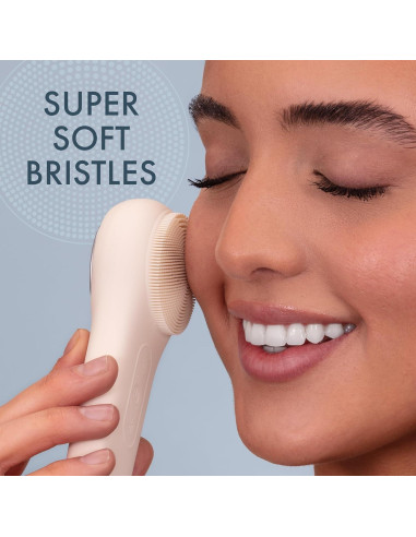 Cepillo Facial Eléctrico Blue Oasis Beige Impermeable USB-C