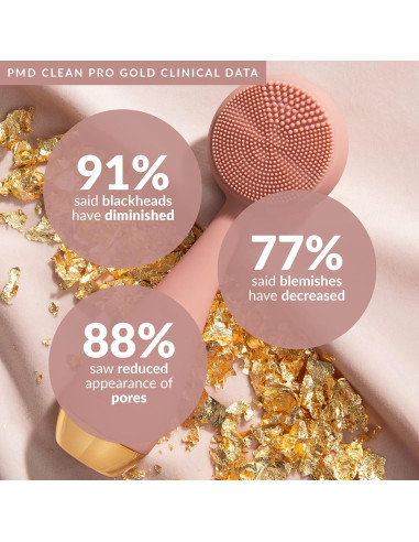 Dispositivo de Limpieza Facial PMD Beauty Clean Pro Gold - Oro 24K