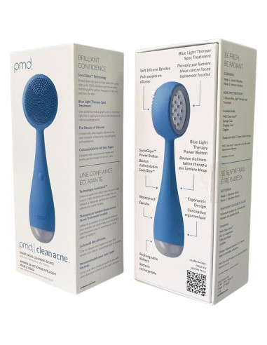 Cepillo Facial PMD Beauty - Limpieza Inteligente con Luz Azul