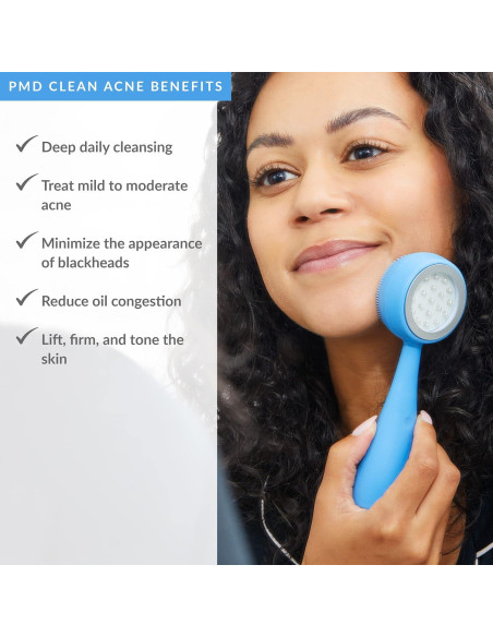 Cepillo Facial PMD Beauty - Limpieza Inteligente con Luz Azul Cepillo Facial PMD Beauty - Limpieza Inteligente con Luz Azul