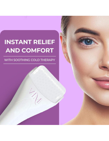 Rodillo de Hielo Facial VIM Beauty - Masaje Frío para Piel