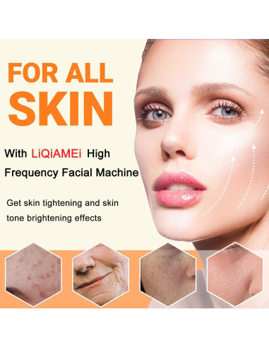 Varita Facial de Alta Frecuencia CS004 MN-2021 6 Tubos