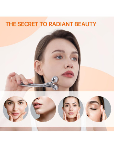 Rodillo Facial Metálico InfiniteRelax 3D Antienvejecimiento
