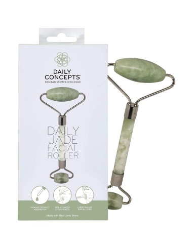 Rodillo Facial de Jade 100% Auténtico - Daily Concepts
