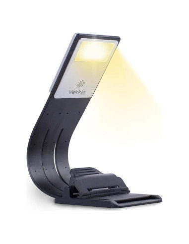 Luz de Libro Vekkia con Marcador y Brillo Ajustable