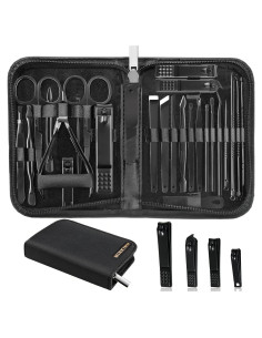 Kit de Manicura Profesional MINKINH 26 Piezas Acero Inoxidable