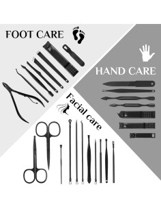 Kit de Manicura Profesional MINKINH 26 Piezas Acero Inoxidable 2