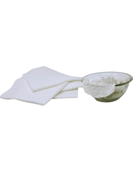 Toallitas de limpieza facial de algodón orgánico - Set de 10 Toallitas de limpieza facial de algodón orgánico - Set de 10