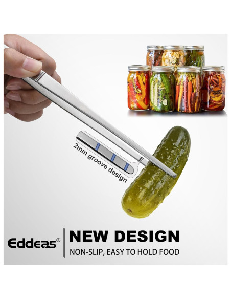 Set de 3 Pinzas de Cocina Eddeas Acero Inoxidable 20-30 cm Set de 3 Pinzas de Cocina Eddeas Acero Inoxidable 20-30 cm