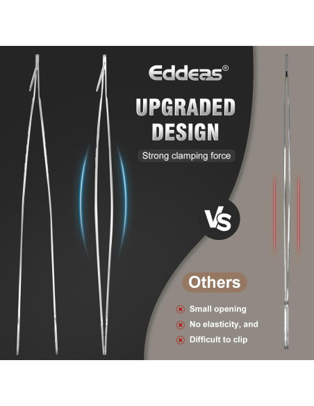 Set de 3 Pinzas de Cocina Eddeas Acero Inoxidable 20-30 cm Set de 3 Pinzas de Cocina Eddeas Acero Inoxidable 20-30 cm