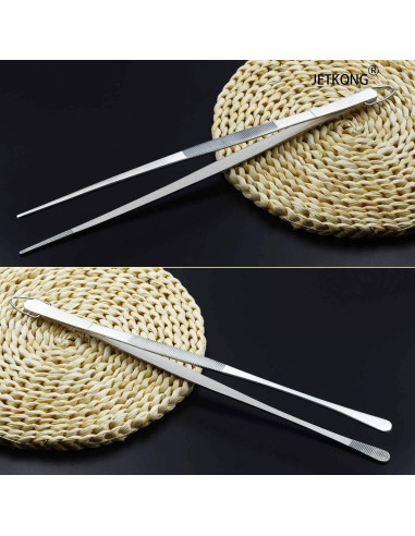 Pinzas de Cocina JETKONG 30.48 cm Acero Inoxidable Plata