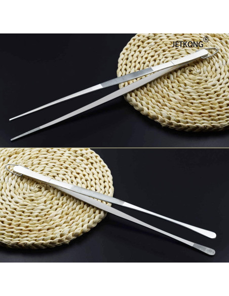 Pinzas de Cocina JETKONG 30.48 cm Acero Inoxidable Plata Pinzas de Cocina JETKONG 30.48 cm Acero Inoxidable Plata