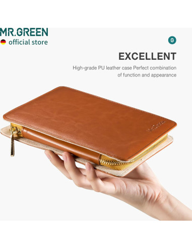 Juego de Manicura 12 en 1 MR.GREEN con Estuche de Cuero