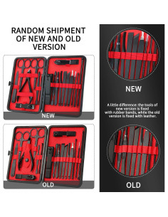 Set de Manicura y Pedicura 18 Piezas ESARORA Acero Inoxidable 2