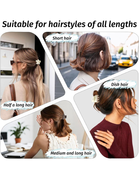 Pinzas para Cabello Drnytunk, 12 Piezas 3.81 cm Antideslizantes Pinzas para Cabello Drnytunk, 12 Piezas 3.81 cm Antideslizantes