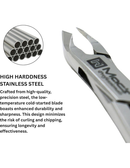 Corta Cutículas Profesional Macs - Acero Inoxidable 10 cm Corta Cutículas Profesional Macs - Acero Inoxidable 10 cm